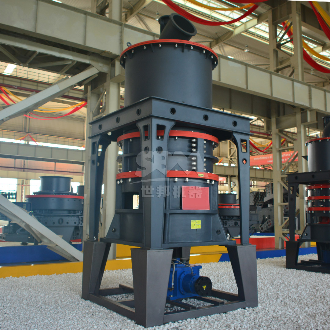 Close-up view of wear-resistant grinding rollers and rings in an ultrafine mill