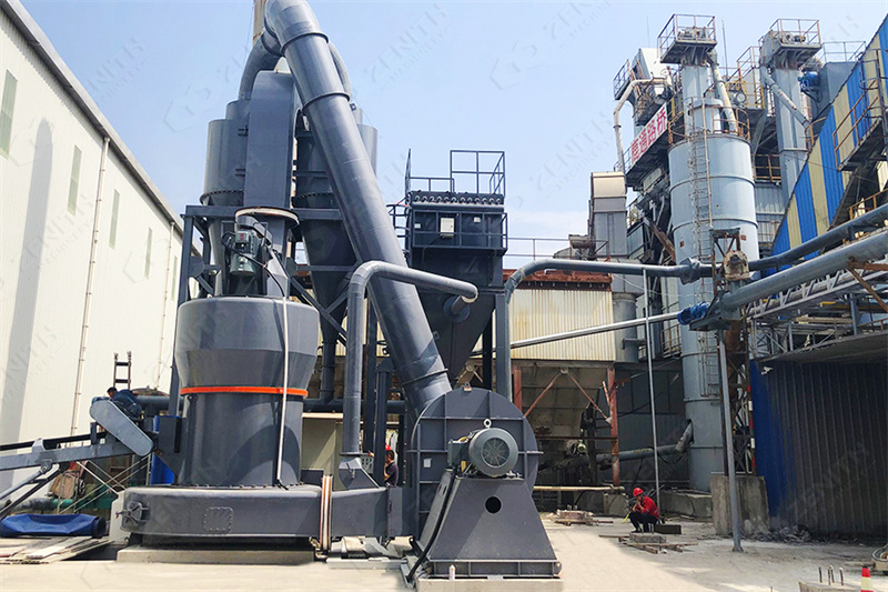 Technician performing maintenance on grinding mill rollers