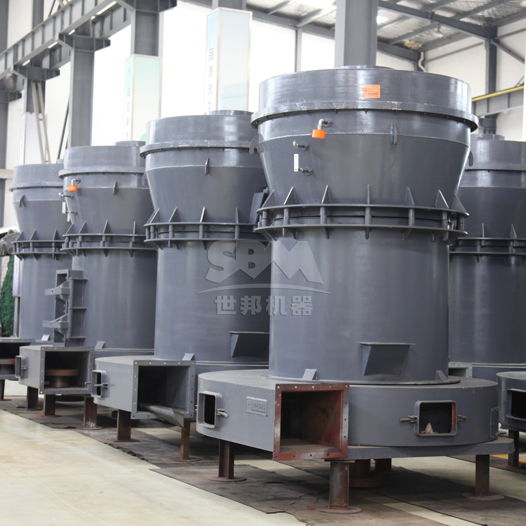 High-efficiency powder collection system for calcium stone processing