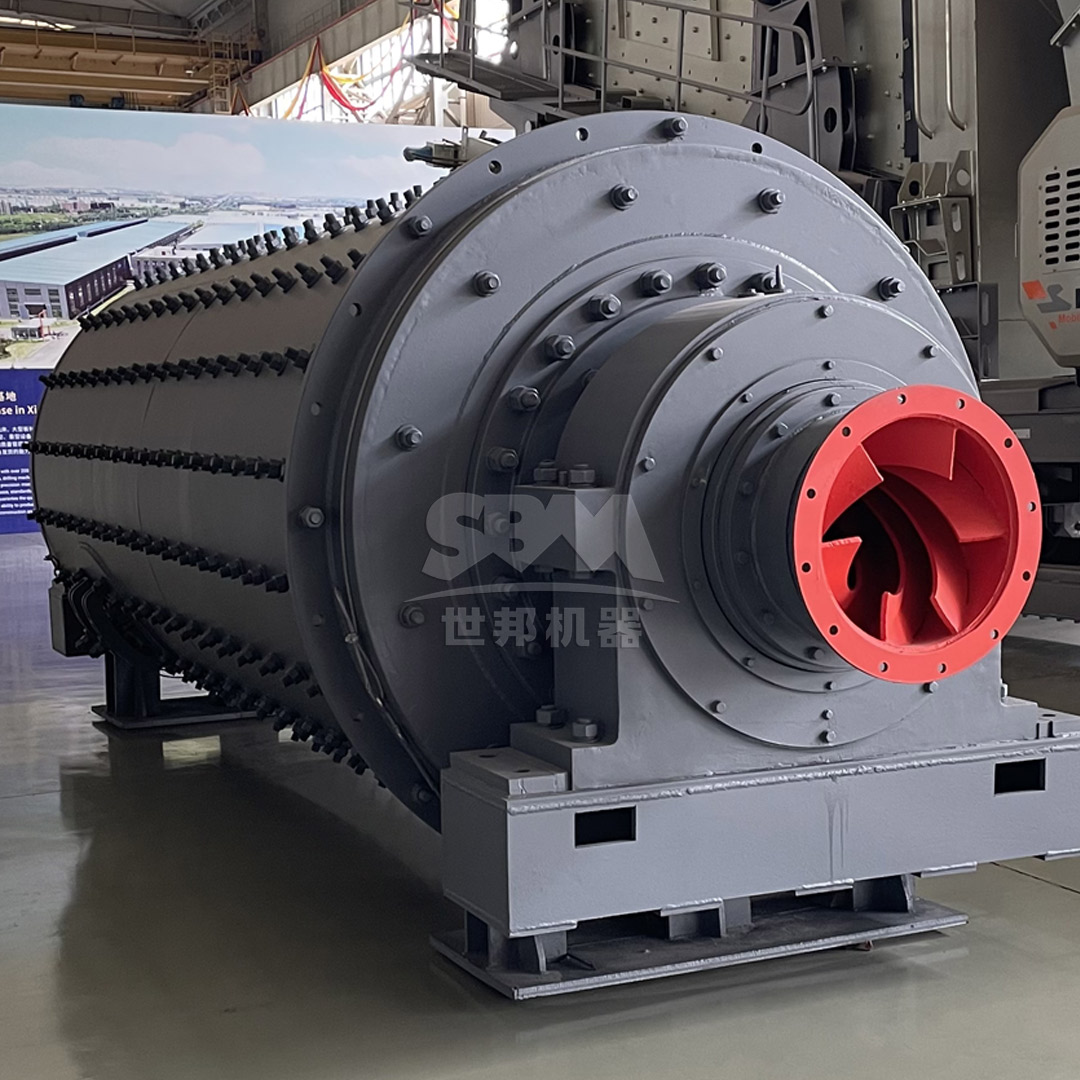 HLM Vertical Roller Mill in operation for iron ore grinding