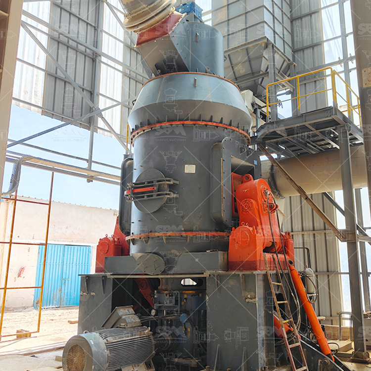 LM series vertical roller mill in operation