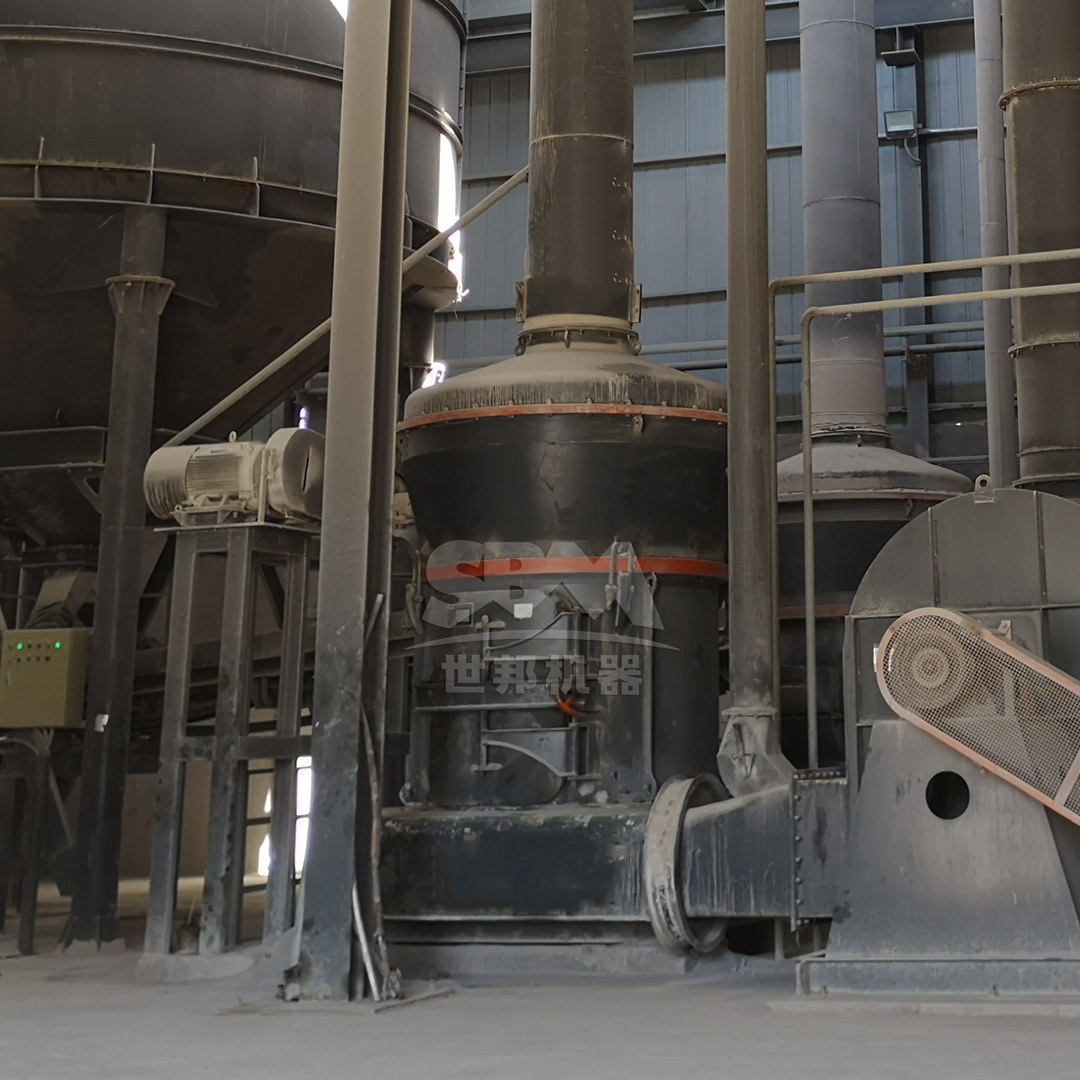 Modern clay grinding system showing integrated dust collection and classification components