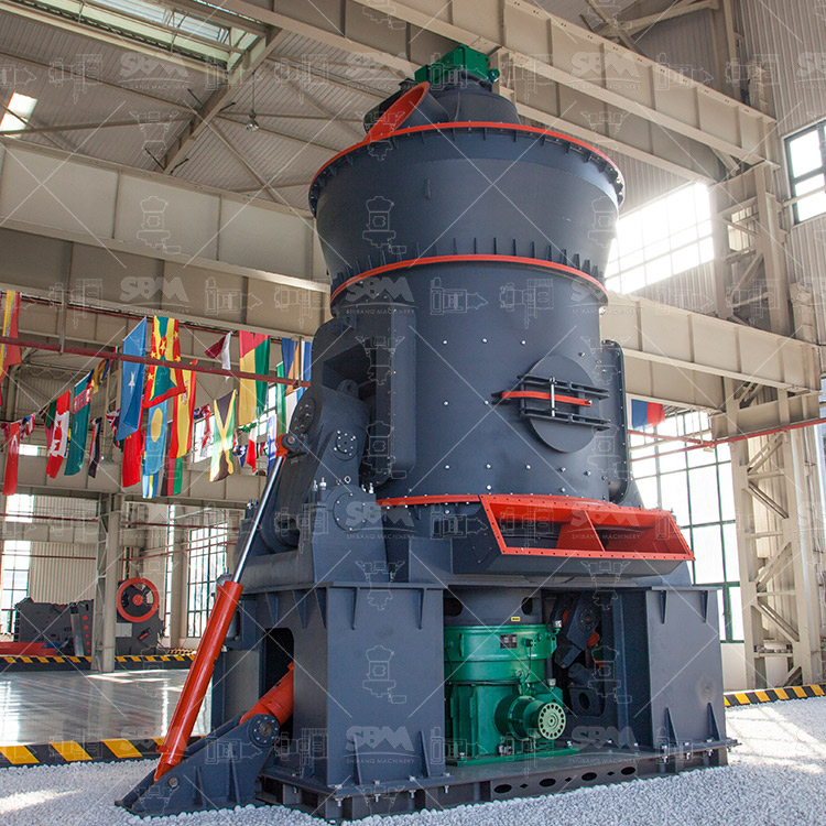A complete LUM Superfine Vertical Mill plant installation showing compact layout and clean operation