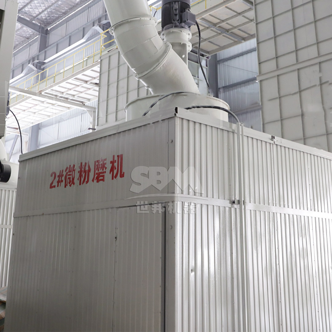SCM ultrafine mill internal grinding rollers and ring mechanism